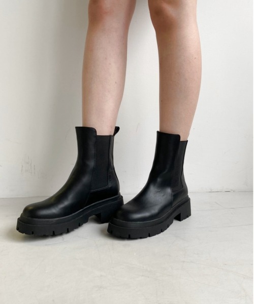 Heather（ヘザー）の「ボリュームサイドゴアブーツ　959471（ブーツ・レディース・アイボリー/ブラック・S/M/L）」の19枚目の写真