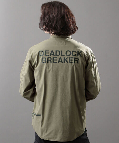 AVIREX(アヴィレックス)の「【AVIREX FLYER’S】ロングスリーブ ジップ シャツ/ LS ZIP SHIRT AF / アヴィレックス / AVIREX(シャツ/ブラウス・メンズ・ホワイト/ブラック/オリーブ・MEDIUM/LARGE/X-LARGE/XX-LARGE)」の12枚目の写真