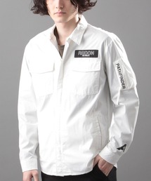 AVIREX | 【AVIREX FLYER’S】ロングスリーブ ジップ シャツ/ LS ZIP SHIRT AF / アヴィレックス / AVIREX(シャツ/ブラウス)