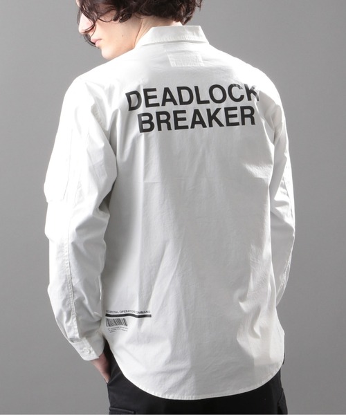 AVIREX(アヴィレックス)の「【AVIREX FLYER’S】ロングスリーブ ジップ シャツ/ LS ZIP SHIRT AF / アヴィレックス / AVIREX(シャツ/ブラウス・メンズ・ホワイト/ブラック/オリーブ・MEDIUM/LARGE/X-LARGE/XX-LARGE)」の8枚目の写真