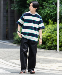 ITEMS URBANRESEARCH | ワイドピッチボーダー天竺Tシャツ(Tシャツ/カットソー)