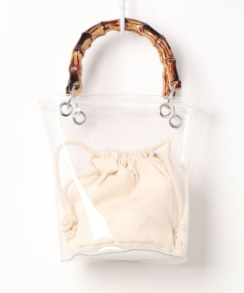 apres jour mignon（アプレジュールミニョン）の「【apresjour mignon×ARIAZ】クリアバッグ（ハンドバッグ・レディース・その他・ONESIZE）」の3枚目の写真