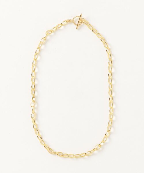 ISOLATION（アイソレーション）の「【ISOLATION / アイソレーション】Silver925 Oval Chain Choker / オーバルチェーン マンテルネックレス シルバー925（ネックレス・レディース・シルバー/シルバー×ゴールド/ゴールド・35cm/43cm）」の3枚目の写真