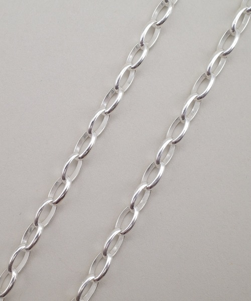 ISOLATION（アイソレーション）の「【ISOLATION / アイソレーション】Silver925 Oval Chain Choker / オーバルチェーン マンテルネックレス シルバー925（ネックレス・レディース・シルバー/シルバー×ゴールド/ゴールド・35cm/43cm）」の5枚目の写真