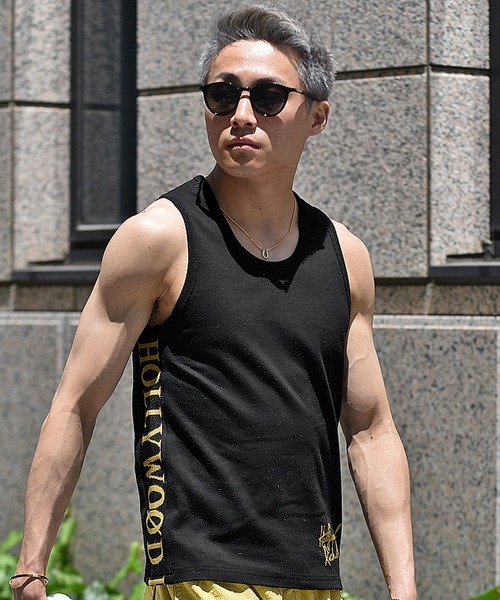 JOKER（ジョーカー）の「【JOKER】サイドラインタイトシルエットタンクトップ（タンクトップ・メンズ・ブラック/ホワイト・M/L/XL）」の15枚目の写真