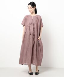 Samansa Mos2 | 柄アソートフレンチスリーブワンピース(ワンピース)