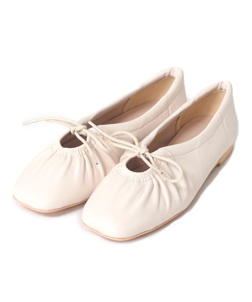 w closet（ダブルクローゼット）の「ギャザーパンプス（パンプス・レディース・ブラック/グリーン/アニマル/キナリ/セージグリーン/ピンク・M/L）」の15枚目の写真