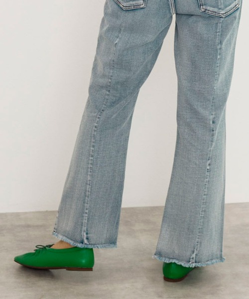 w closet（ダブルクローゼット）の「ギャザーパンプス（パンプス・レディース・ブラック/グリーン/アニマル/キナリ/セージグリーン/ピンク・M/L）」の19枚目の写真