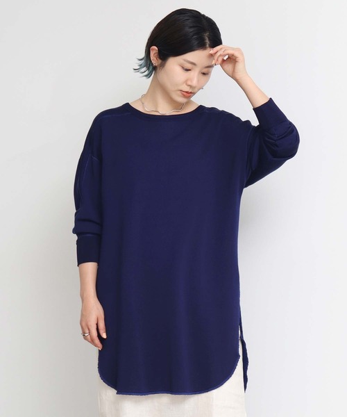 nitca(ニトカ)の「15thレーヨン裏毛ロング プルオーバー(スウェット・レディース・ネイビー・FREE)」の11枚目の写真
