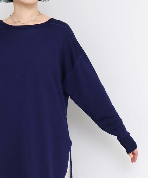 nitca(ニトカ)の「15thレーヨン裏毛ロング プルオーバー(スウェット・レディース・ネイビー・FREE)」の13枚目の写真