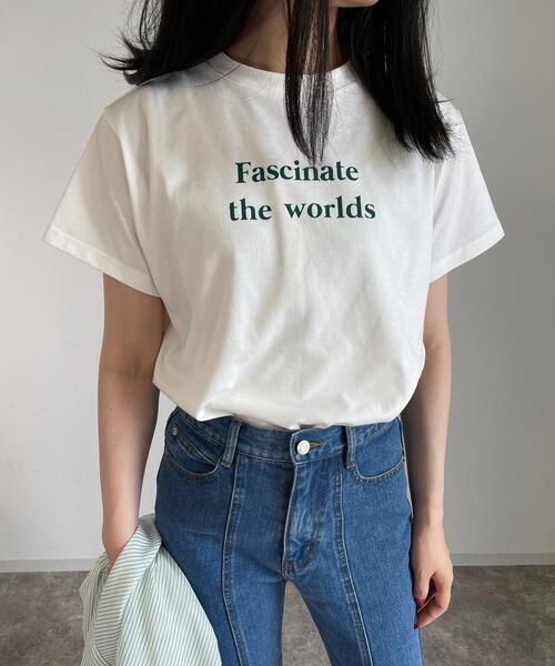 MLI'A（エムリア）の「カラープリントロゴTシャツ（Tシャツ/カットソー・レディース・ホワイト×レッド/ホワイト×グリーン/ブラック×ホワイト/レッド系3・M）」の15枚目の写真