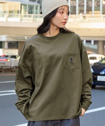 U.S. POLO ASSN. /ユーエスポロアッスン 別注ワンポイント刺繍 ビッグシルエット長袖カットソー