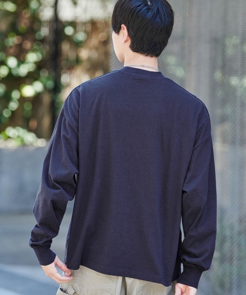 U.S.POLOASSN./ユーエスポロアッスン別注ワンポイント刺繍ビッグシルエットカットソー長袖teeトップス