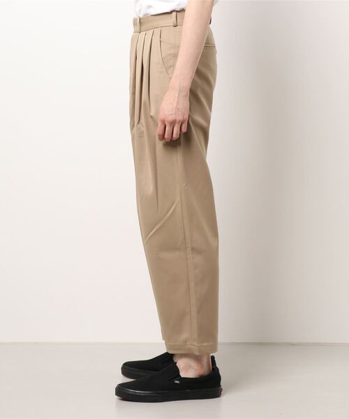 MONITALY(モニタリー)の「【MONITALY】Triple Tuck Wi(その他パンツ・メンズ・ブラック/ベージュ・M/S)」の4枚目の写真