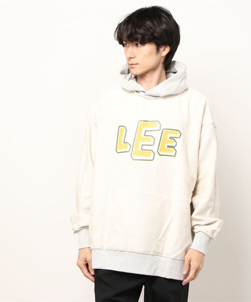 Lee（リー）の「Lee/リー　裏毛 ロゴプリント入り リバーシブル プルパーカー（パーカー・メンズ・ブラック/グレー/グリーン・LARGE/MEDIUM/X-LARGE）」の6枚目の写真