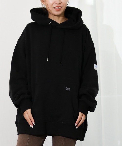 Lee（リー）の「Lee/リー　裏毛 ロゴプリント入り リバーシブル プルパーカー（パーカー・メンズ・ブラック/グレー/グリーン・LARGE/MEDIUM/X-LARGE）」の10枚目の写真