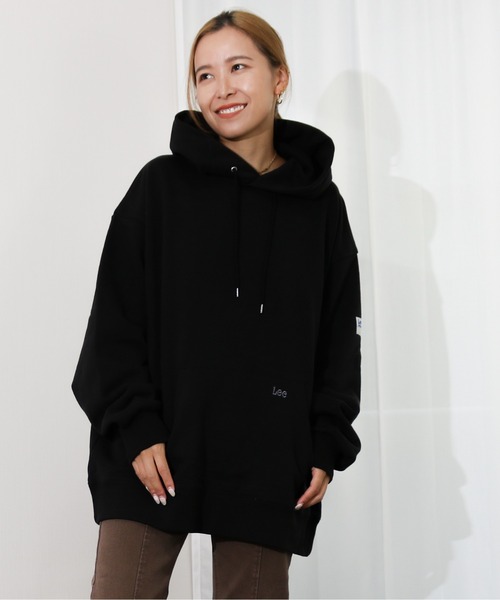 Lee（リー）の「Lee/リー　裏毛 ロゴプリント入り リバーシブル プルパーカー（パーカー・メンズ・ブラック/グレー/グリーン・LARGE/MEDIUM/X-LARGE）」の11枚目の写真