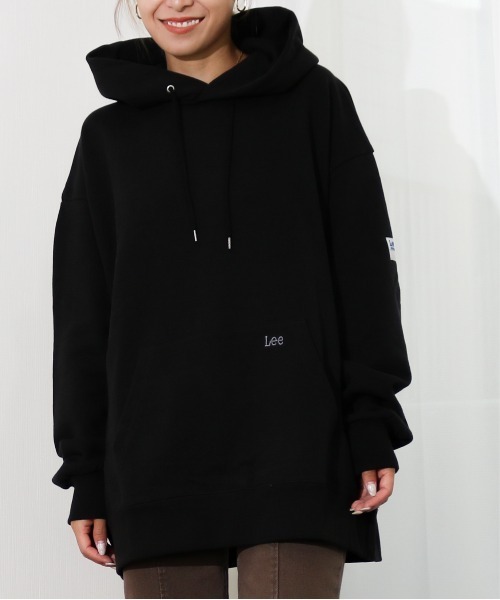 Lee（リー）の「Lee/リー　裏毛 ロゴプリント入り リバーシブル プルパーカー（パーカー・メンズ・ブラック/グレー/グリーン・LARGE/MEDIUM/X-LARGE）」の12枚目の写真