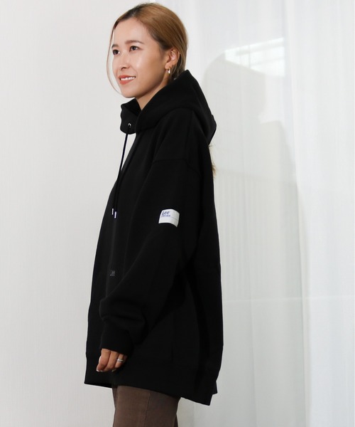 Lee（リー）の「Lee/リー　裏毛 ロゴプリント入り リバーシブル プルパーカー（パーカー・メンズ・ブラック/グレー/グリーン・LARGE/MEDIUM/X-LARGE）」の13枚目の写真