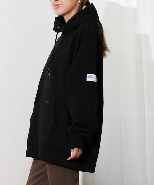 Lee（リー）の「Lee/リー　裏毛 ロゴプリント入り リバーシブル プルパーカー（パーカー・メンズ・ブラック/グレー/グリーン・LARGE/MEDIUM/X-LARGE）」の14枚目の写真