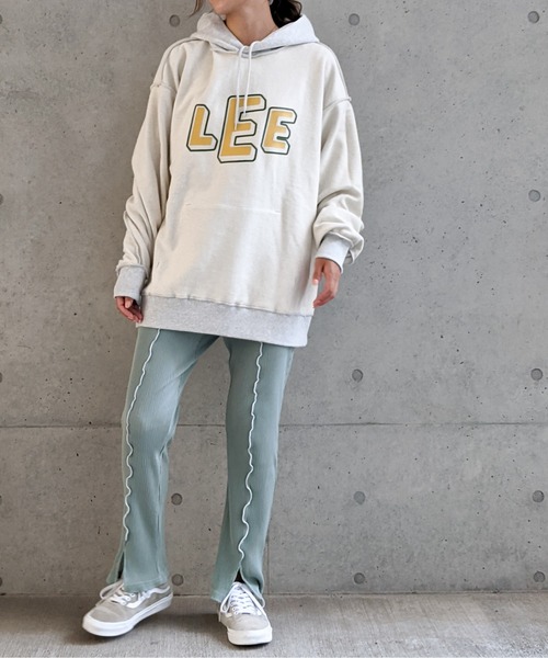 Lee（リー）の「Lee/リー　裏毛 ロゴプリント入り リバーシブル プルパーカー（パーカー・メンズ・ブラック/グレー/グリーン・LARGE/MEDIUM/X-LARGE）」の17枚目の写真