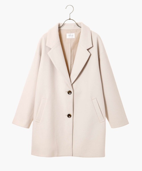 Honeys（ハニーズ）の「テーラーコート（テーラードジャケット・レディース・ライトグレー/ブラウン/ライトベージュ/ブラック/アイボリー・M/L）」の14枚目の写真