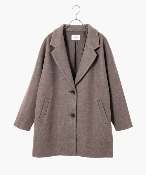 Honeys（ハニーズ）の「テーラーコート（テーラードジャケット・レディース・ライトグレー/ブラウン/ライトベージュ/ブラック/アイボリー・M/L）」の16枚目の写真