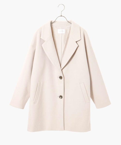 Honeys（ハニーズ）の「テーラーコート（テーラードジャケット・レディース・ライトグレー/ブラウン/ライトベージュ/ブラック/アイボリー・M/L）」の10枚目の写真