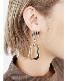 MURUA | マーブルプレートピアス(ピアス（両耳用）)