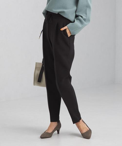 green label relaxing（グリーンレーベルリラクシング）の「トリプルクロス イージー パンツ（その他パンツ・レディース・ワインレッド/ブラック/ブラウン・38/36/40）」の2枚目の写真