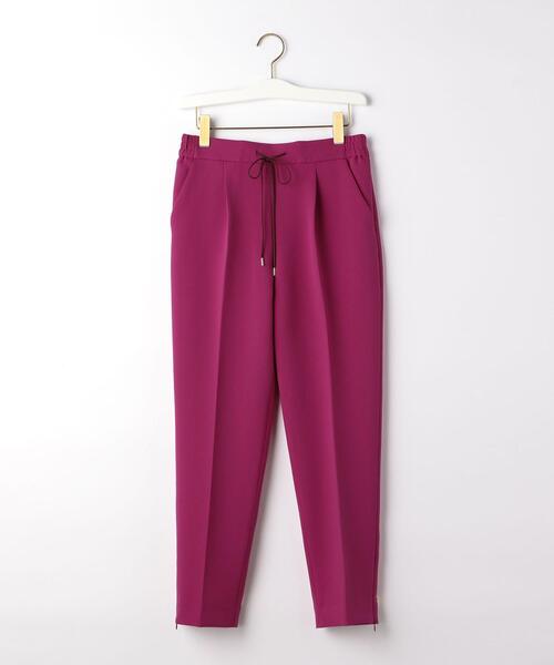 green label relaxing（グリーンレーベルリラクシング）の「トリプルクロス イージー パンツ（その他パンツ・レディース・ワインレッド/ブラック/ブラウン・38/36/40）」の21枚目の写真