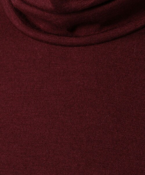 TOMORROWLAND (トゥモローランド)の「ウールジャージー タートルネックプルオーバー(Tシャツ/カットソー・レディース・ネイビー/ボルドー/ライトピンク・S)」の14枚目の写真