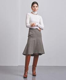 ＜MADISON BLUE（マディソンブルー）＞チェック フレアスカート ■■■