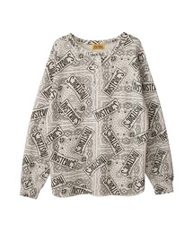 HYSTERIC GLAMOUR | HYS’S BANDANA柄 ヘンリーネックスウェット(スウェット)