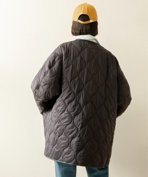 ANGIE（アンジー）の「３WAY M-65 モッズコート（モッズコート・レディース・カーキ/スミクロ/ベージュ・FREE）」の14枚目の写真