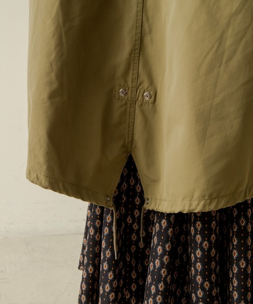 ANGIE（アンジー）の「３WAY M-65 モッズコート（モッズコート・レディース・カーキ/スミクロ/ベージュ・FREE）」の15枚目の写真