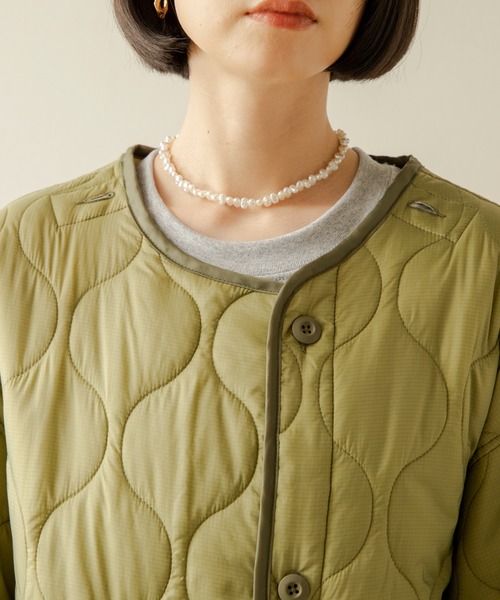 ANGIE（アンジー）の「３WAY M-65 モッズコート（モッズコート・レディース・カーキ/スミクロ/ベージュ・FREE）」の21枚目の写真