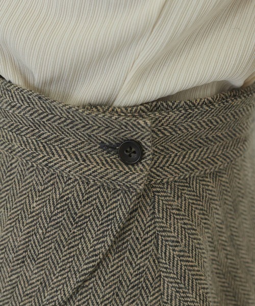 TINA：JOJUN（ティーナジョジュン）の「チューリップ スカート TINA：JOJUN（スカート・レディース・ブラック/ダークブラウン/グレイッシュベージュ・S/M）」の9枚目の写真