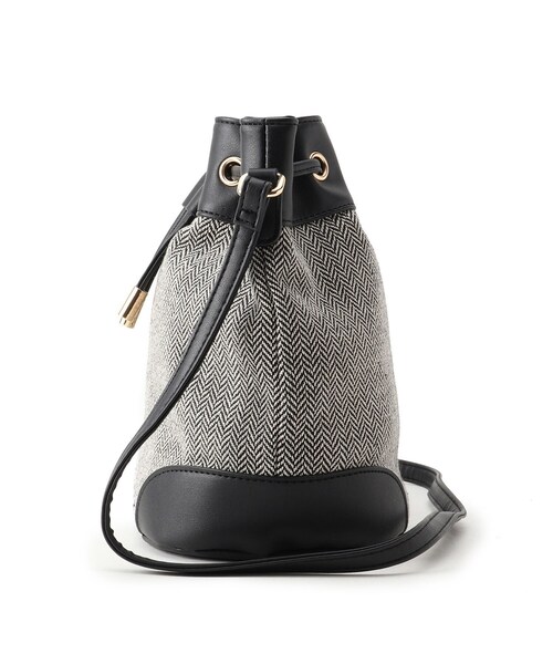 DRESKIP（ドレスキップ）の「◆ジャカード口絞りショルダー（ショルダーバッグ・レディース・ブラック系4/ブラウン系5/ブラウン系6・00）」の10枚目の写真