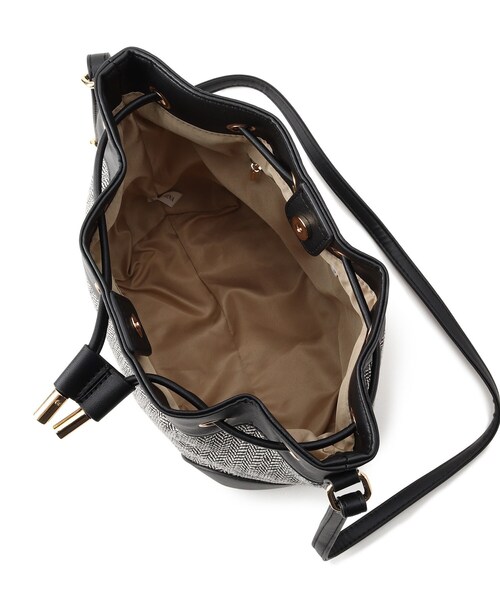 DRESKIP（ドレスキップ）の「◆ジャカード口絞りショルダー（ショルダーバッグ・レディース・ブラック系4/ブラウン系5/ブラウン系6・00）」の8枚目の写真