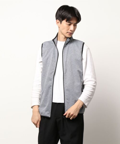 STYLEBLOCK（スタイルブロック）の「防風フリースボンディングベスト（ベスト・メンズ・レッド/ブラック/イエロー/カーキ/ミックスグレー・L/M）」の3枚目の写真