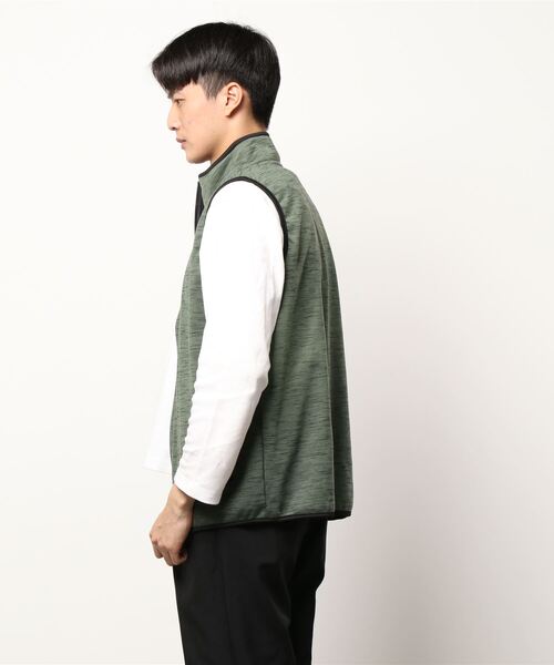 STYLEBLOCK（スタイルブロック）の「防風フリースボンディングベスト（ベスト・メンズ・レッド/ブラック/イエロー/カーキ/ミックスグレー・L/M）」の8枚目の写真