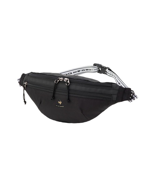 le coq sportif(ルコックスポルティフ)の「スポーツ メンズ レディース ユニセックス ボディバッグ 小物 バッグ アクセサリー カジュアル トレーニングウエア スポーツウエア(ボディバッグ/ウエストポーチ・メンズ・ベージュ/ブラック・F)」の9枚目の写真