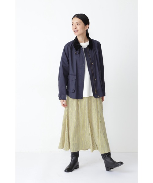 human woman（ヒューマンウーマン）の「◆サーマルニットプルオーバー（ニット/セーター・レディース・ホワイト/ライトグリーン・MEDIUM）」の7枚目の写真