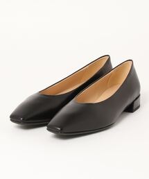 FABIO RUSCONI | FABIO RUSCONI/5917 NATUR NERO/一枚革仕立てスリップオン(パンプス)