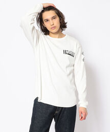 AVIREX | リブ ロングスリーブ Tシャツ ウェザーウォッチャー / LS RIB TEE WHEATHER WATCHER / アヴィレックス / AVIREX(Tシャツ/カットソー)