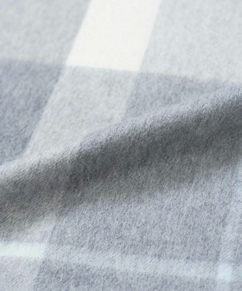 elegancese（エレガンセーゼ）の「【elegancese】check wave British Garden ピュアカシミヤ100%チェックマフラー pure cashmere EL03 エレガンセーゼ カシミア（マフラー・レディース・ホワイト/ブラック/グレー/レッド/イエロー/ブラウン/ブルー/グリーン・FREE）」の20枚目の写真