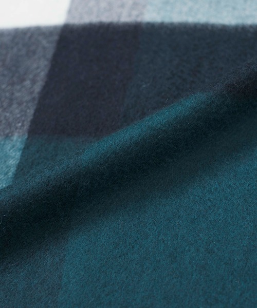 elegancese（エレガンセーゼ）の「【elegancese】check wave British Garden ピュアカシミヤ100%チェックマフラー pure cashmere EL03 エレガンセーゼ カシミア（マフラー・レディース・ホワイト/ブラック/グレー/レッド/イエロー/ブラウン/ブルー/グリーン・FREE）」の19枚目の写真