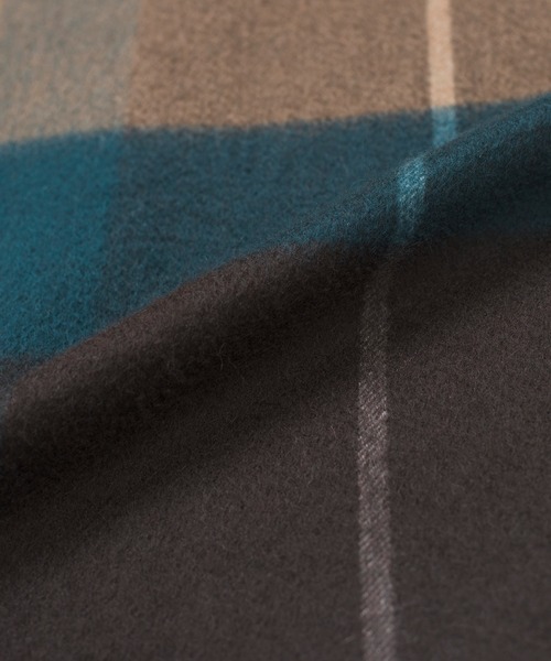 elegancese（エレガンセーゼ）の「【elegancese】check wave British Garden ピュアカシミヤ100%チェックマフラー pure cashmere EL03 エレガンセーゼ カシミア（マフラー・レディース・ホワイト/ブラック/グレー/レッド/イエロー/ブラウン/ブルー/グリーン・FREE）」の18枚目の写真