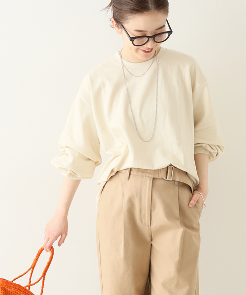 【ATON】 IENA別注カラー 60/FRESCA STANDARD TEE IENA｜ATON/エイトン 別注 FRESCA SINGLE JERSEY Tシャツ